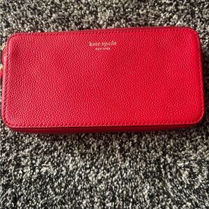 Kate Spade Cherry Red Clutch